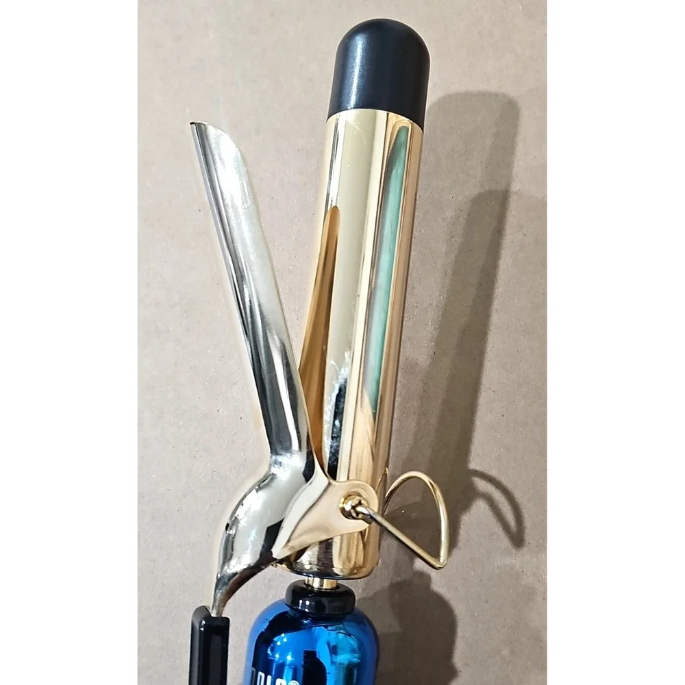 HOT TOOLS PROFESSIONAL 1 INCH FLIPPER LESS CURLING WAND CERAMIC UL38173C4 Blue